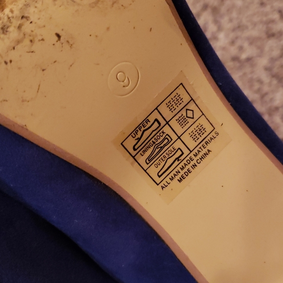 Blue spike platform heels - Picture 6 of 6